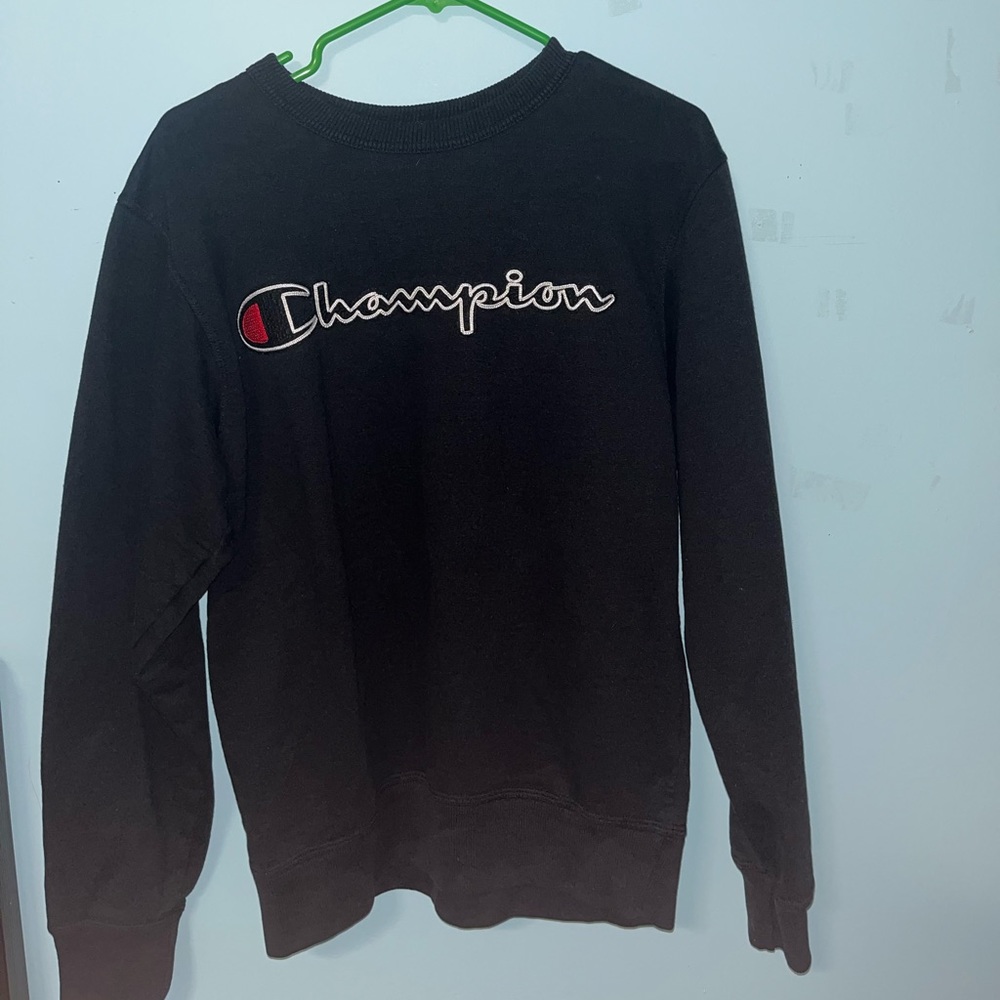 Black Champion crew neck